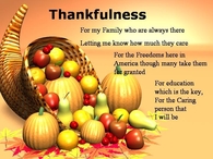 Thankfulness