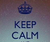 Keep calm and trust in God