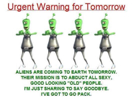 urgent warning