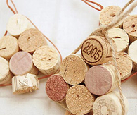 Stacked corks