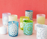 Lacey candles