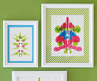 Ink blot prints