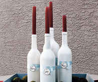 Bottle candelabra