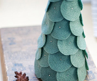 Felt petal tree