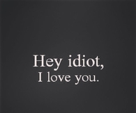 Hey Idiot