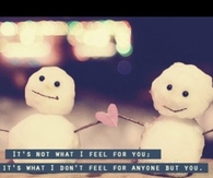 I Dont Feel For Anyone Else