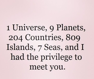 Privilege to Meet You