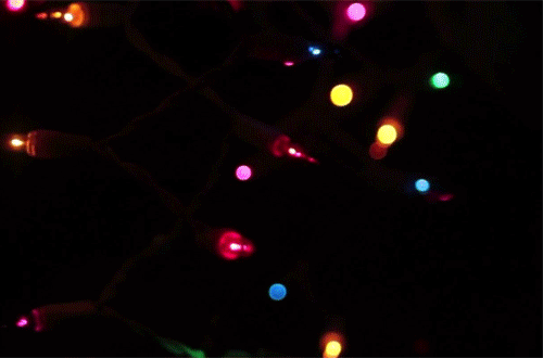 Christmas colored lights