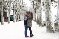 Snow kiss