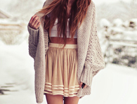 Long cozy sweater