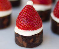 Santa Hat Chocolate Strawberries