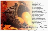 Thanksgiving Prayer