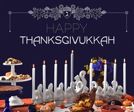 happy thanksgiving and Hanukkah
