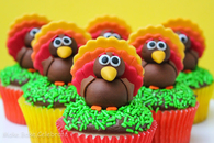 turkey cupcakes