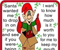 Santa wanted me to drop in