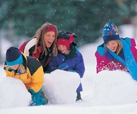 Snowman building contest