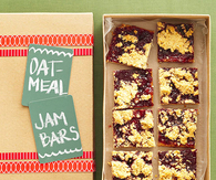 Oatmeal jam bars