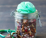 Chocolate candy slab