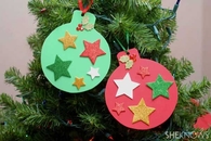 Foam christmas ornaments