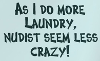 as i do more laundry