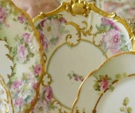 Lovely China Patter with Gold Trim