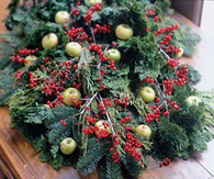 Greens and berries