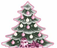 Pink Christmas Tree Gif