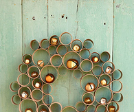 Honeycomb wreath