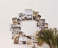 Family picture wreath