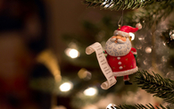 Santa Ornament