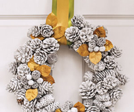 Pinecone wreath