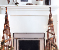 Twinkling topiaries