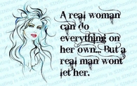 a real women