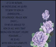 It Is My Honor