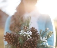 Pine cone bouquet
