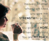 You are my peace