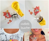 Confetti launcher