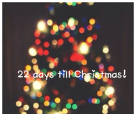 22 days till christmas