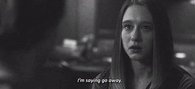 Im saying go away