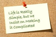 Life is really simple