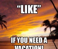 if you need a vacation
