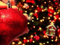 Glittery ornament