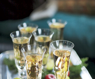 Champagne tray