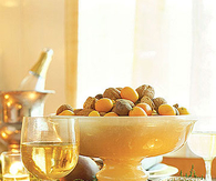 Fruit and nut centerpiece