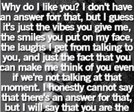 Why Do I Like You