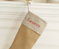 Natural burlap