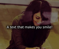 A text that makes you smile