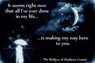 Making my way here to you