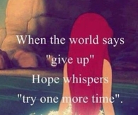 When the World Says