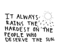 Always Rains Hardest